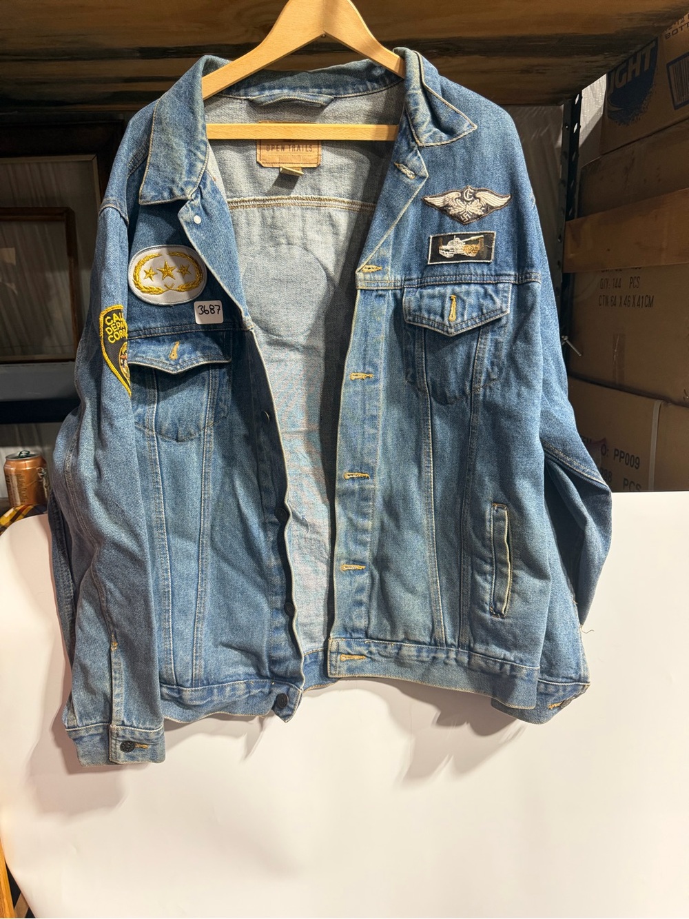 #3687-Open Trails Light Blue Denim Jacket